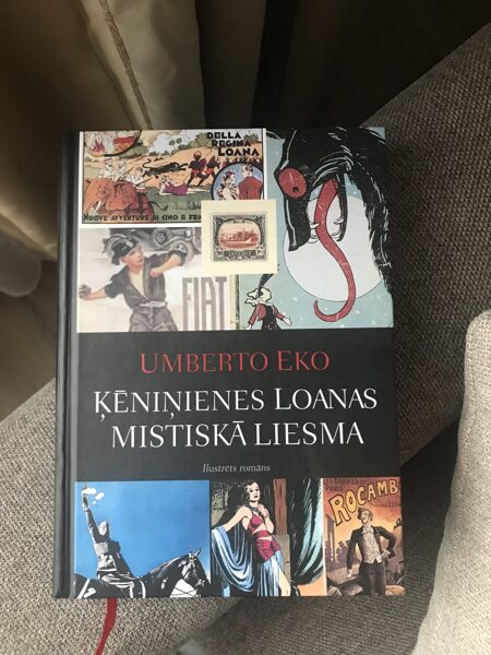 Ķēniņienes Loanas mistiskā liesma. Unberto Eko